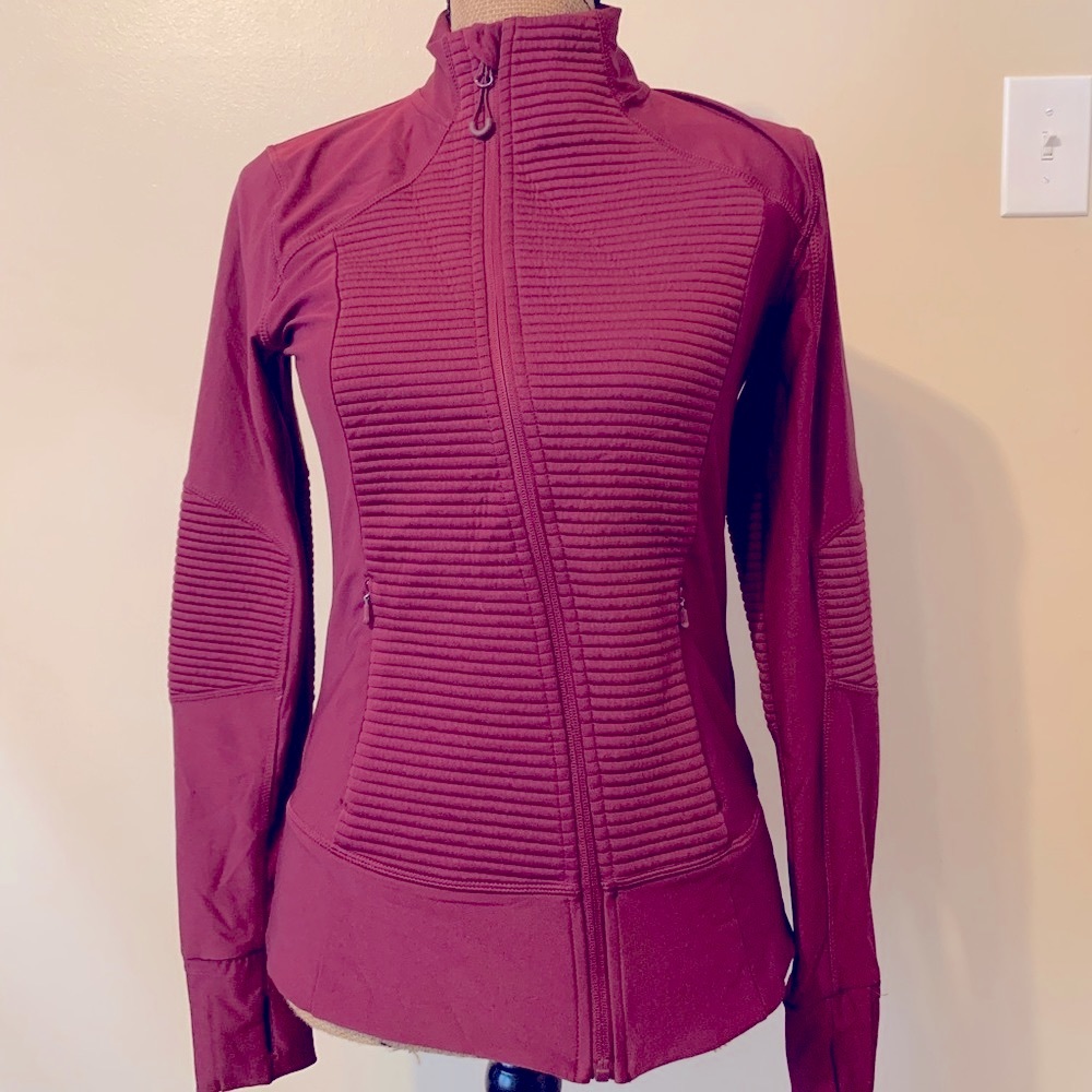 Mondetta Asymmetrical Zip Jacket sz Small
